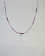 Αμέθυστος Χειροποίητο Κολιέ Ασήμι