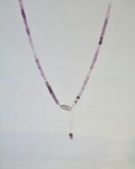 Αμέθυστος Χειροποίητο Κολιέ Ασήμι