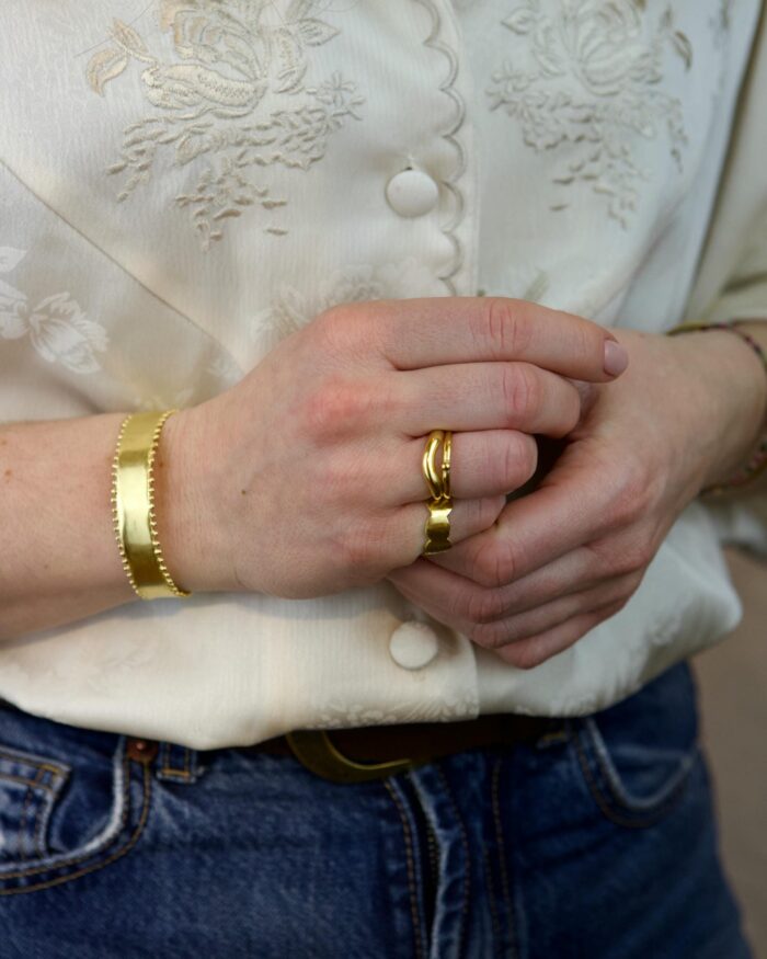 Saturn Δαχτυλίδι Χρυσό