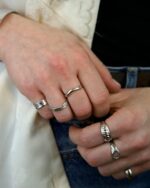 Saturn Δαχτυλίδι Ασήμι