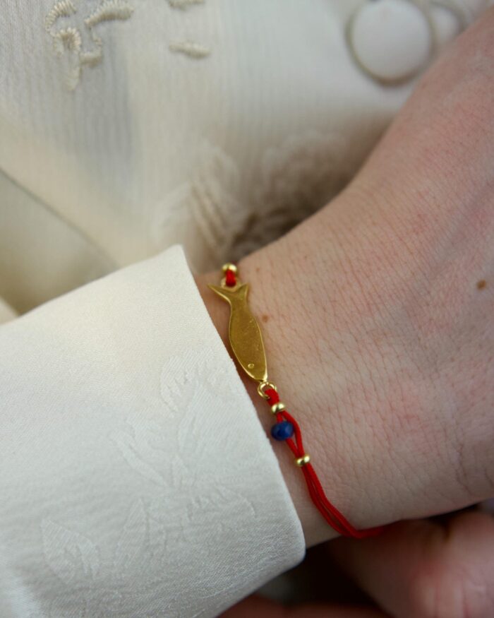 Fish Χειροποίητο Βραχιόλι Χρυσό