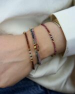 Αμέθυστος Χειροποίητο Βραχιόλι Χρυσό