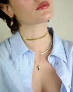 Balkan Heart Χειροποίητο Κολιέ Χρυσό