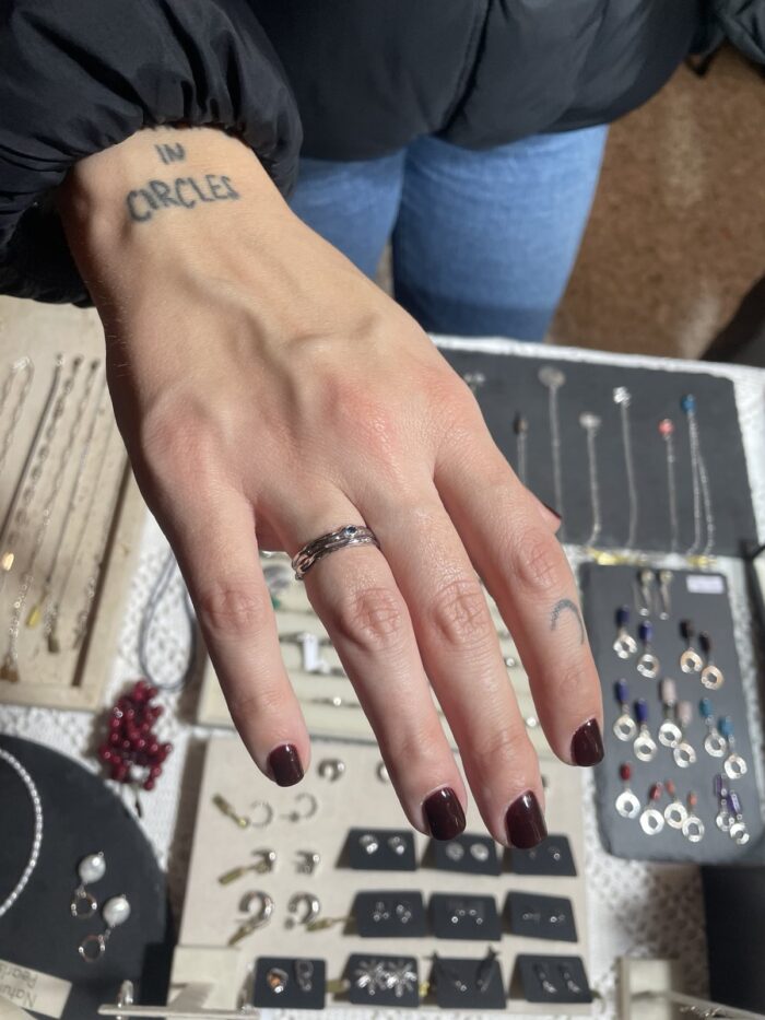 Ios Χειροποίητο Δαχτυλίδι Ασήμι